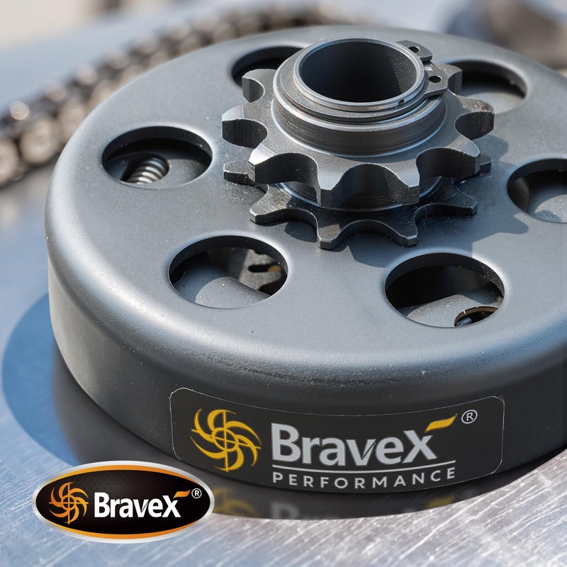 Bravex Centrifugal Clutch, Go Kart Clutch 3/4" Bore 10 Tooth For #40/41/420 Chain Fun Kart Mini Bike Upgrade - Image 3